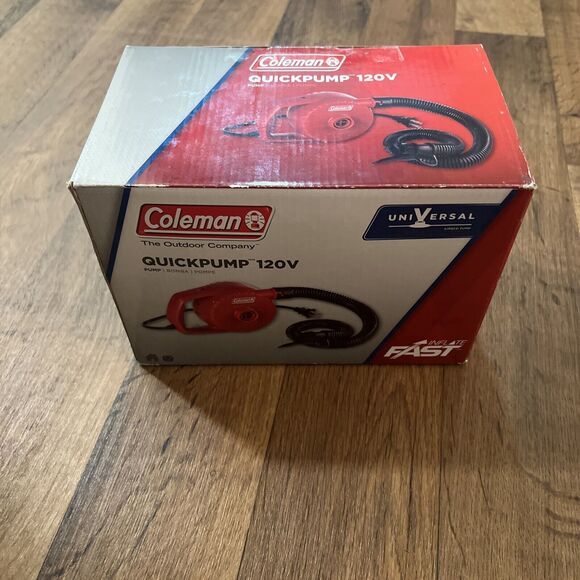 Coleman Quickpump 120V Pump Inflate / Bomba For Airbeds / New - Picture 4 of 11